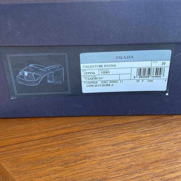 Prada Suede & Cork platform sandals - Picture 5 of 5